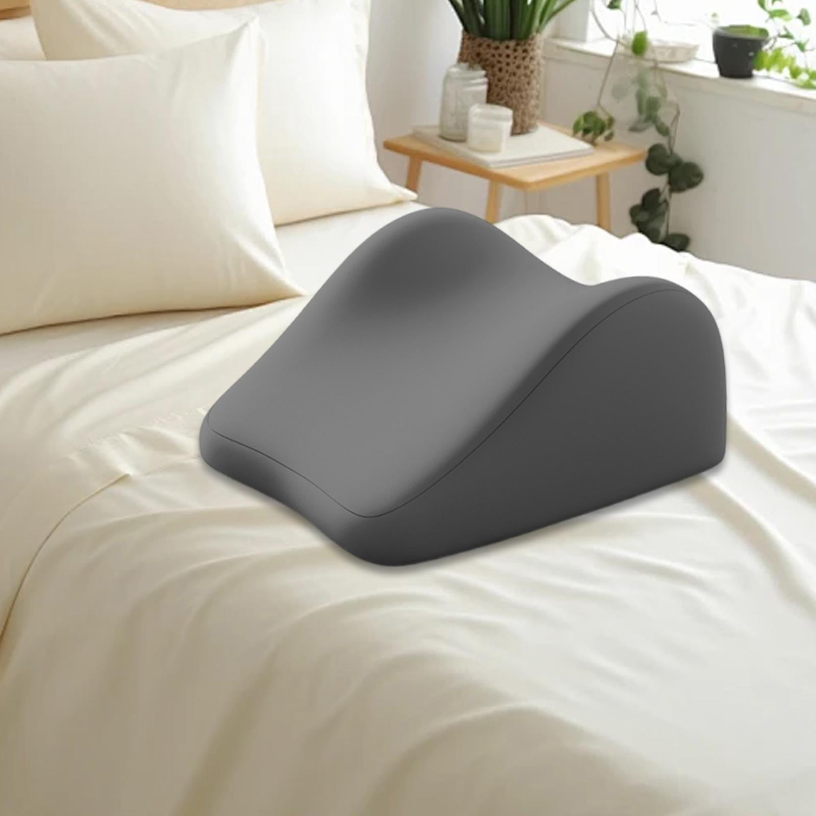 TISHITA Bed Pillow Memory Foam Wedge Prone Pillow with Removable Washable Cover Trendy Leg and Knee Support Elevating Back for Office dark gray