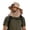 Khaki, variant on Solar Sun Hat With Built In Fan For UPF 50+ Wide Brim Outdoor Ventilation Cap For Gardening Beach Outback Hat Washable