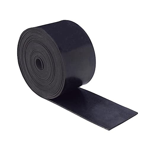 Crafts Seals Supports. Flooring Warehouse Pads Neoprene Rubber Strips Solid Rubber Rolls Neoprene Solid Rubber Sheet for DIY Gasket W:3.2In x T: 1/8In x L: 10Ft Weather Stripping