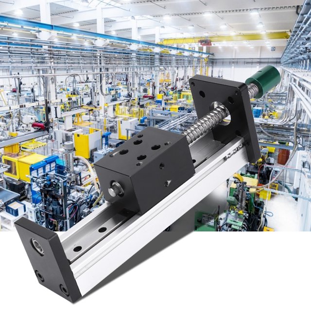 Sistema de movimiento lineal CNC ANGGREK riel de guía deslizante 200 mm Carrera efectiva 1204