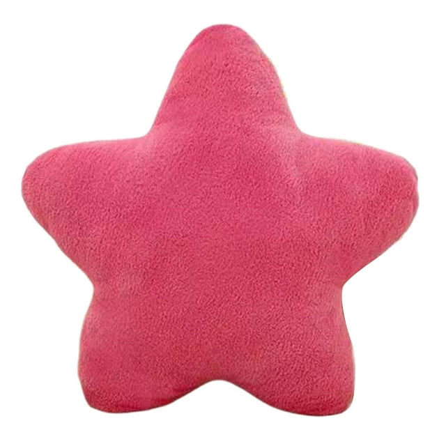 QualitChoice Star Pillows For Children Fluffy And Soft Cushions For Sweet Dreams And Nap Time Is Skin Friendly Rosy 40cm