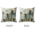 thumbnail image 5 of Set of 2, dandelions spider metal surface Throw Pillow Cushion Case, Zip Closure Without Pillow Inserts Home Furnishing, 5 of 8