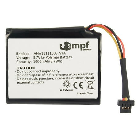 Replacement AHA11111003, VFA Battery for TomTom Start 60, Start 60M, Start 60EU, Start 60 Europe, VIA 1605, VIA 1605M, VIA