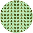 thumbnail image 1 of Ahgly Company Machine Washable Indoor Round Transitional Mint Green Area Rugs, 5' Round, 1 of 7