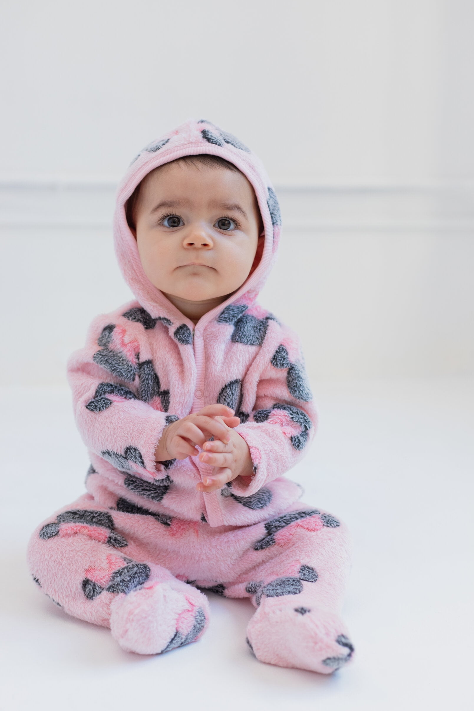 Disney Minnie Mouse Newborn Baby Girls Fleece Jacket and Pants Newborn