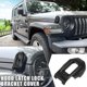 thumbnail image 2 of Cubierta de pestillo de capÃ³, cubierta de soportes de captura de bloqueo de capÃ³ para Jeep Wrangler JL JLU 2018 2019 2020 2021, juego de 2 negros Unique Bargains pasadores de capÃ³ automotriz, 2 of 7