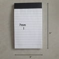 thumbnail image 5 of 20 Pcs Handwriting Line Notebook Mini Pocket Notebook Refill A7 Memo Book Refill with 30 Sheets Lined Office Supplies,20 x Notebook refill,White, 5 of 7