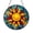 Acrylic 3.5 Inch, variant on Stained Glass Sun Window Suncatcher, Celestial Sunshine Hanging Decor, Vibrant Summer Light Art Panel, Decorative Gift for Mom