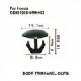 thumbnail image 6 of 100pcs For Honda Fastener Rivet Hood Trunk Moulding Retainer Clip, 6 of 8