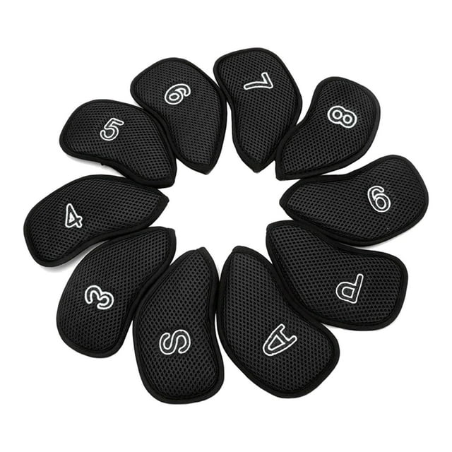 Ensemble de Housses de Fer pour Golf Meshy 10 Pcs / Paquet Ensemble de Têtes de Fer