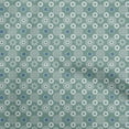 thumbnail image 1 of oneOone Rayon Dusty Teal Green Fabric Block Craft Projects Decor Fabric Printed By The Yard 56 Inch Wide, 1 of 5