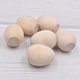 thumbnail image 5 of Fasiaou Easter Wooden Eggs,12 Pcs Smooth Natural Unfinished Wood Fake Egg for Easter Craft,DIY,Decoration and Basket Fillers, 5 of 7