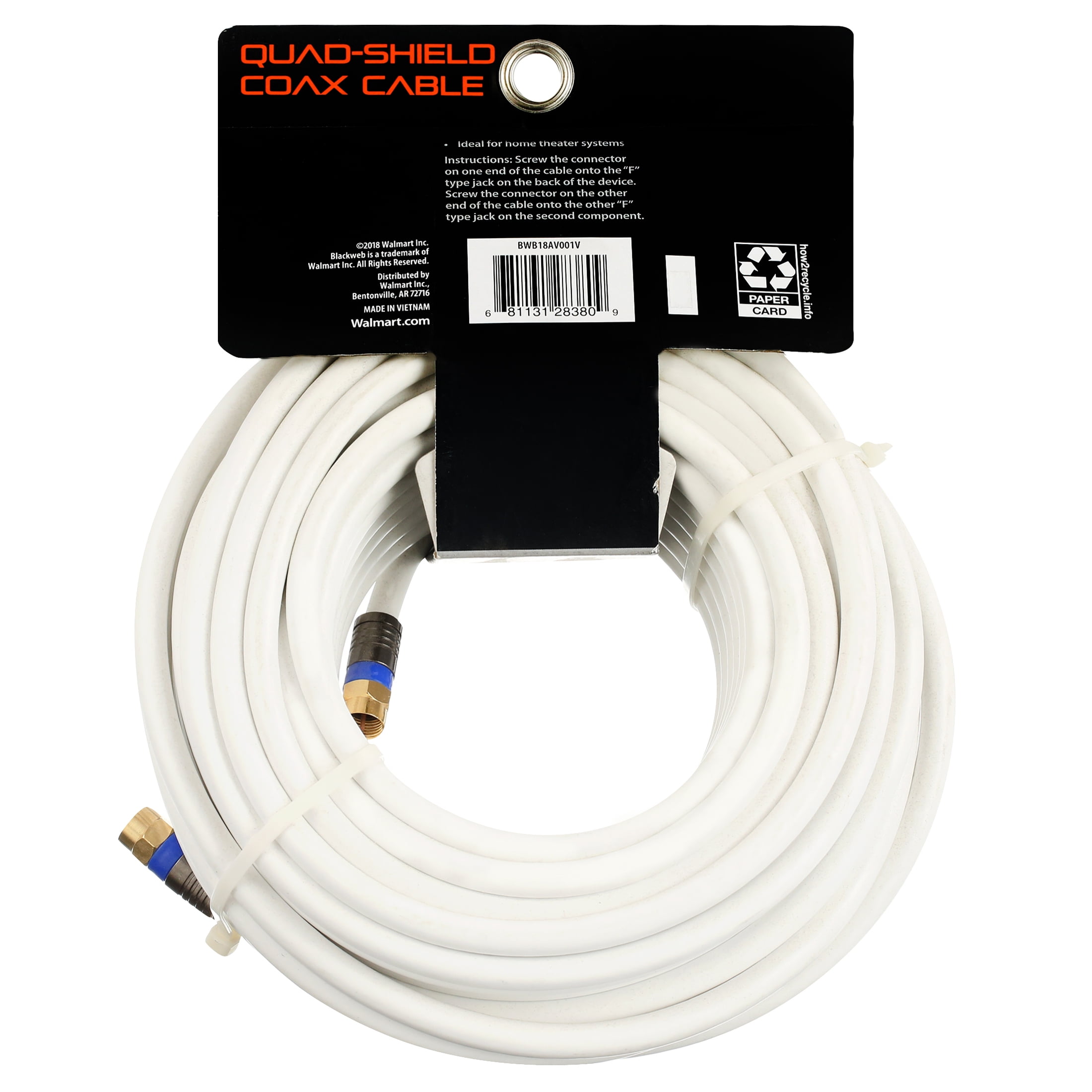 coax cable at walmart