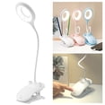 thumbnail image 3 of Inteprter Clip de luz de 16 LED para el cuidado de los ojos, lámpara de escritorio con abrazadera, ángulo de luz, Color, brillo, lámpara de lectura Iluminación y accesorios Inteprter HA012806-00, 3 of 6