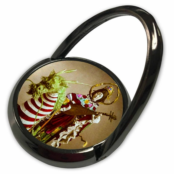 3dRose, Vintage Geisha Dressed as Goddess Benzaiten on Dragon Japan, Phone Ring