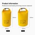 thumbnail image 2 of TFixol Sac Étanche Extérieur pour le Camping, le Surf, le Kayak et la Randonnée - Sac Étanche en PVC à Dessus Roulé de 10 L Jaune, Idéal pour la Protection de l'Équipement et le Rangement à Sec, 2 of 6