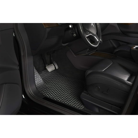 ToughPRO Front Mats Compatible with Mercedes Benz E Class 2016 - All Weather Heavy Duty (Made in USA) Black Rubber