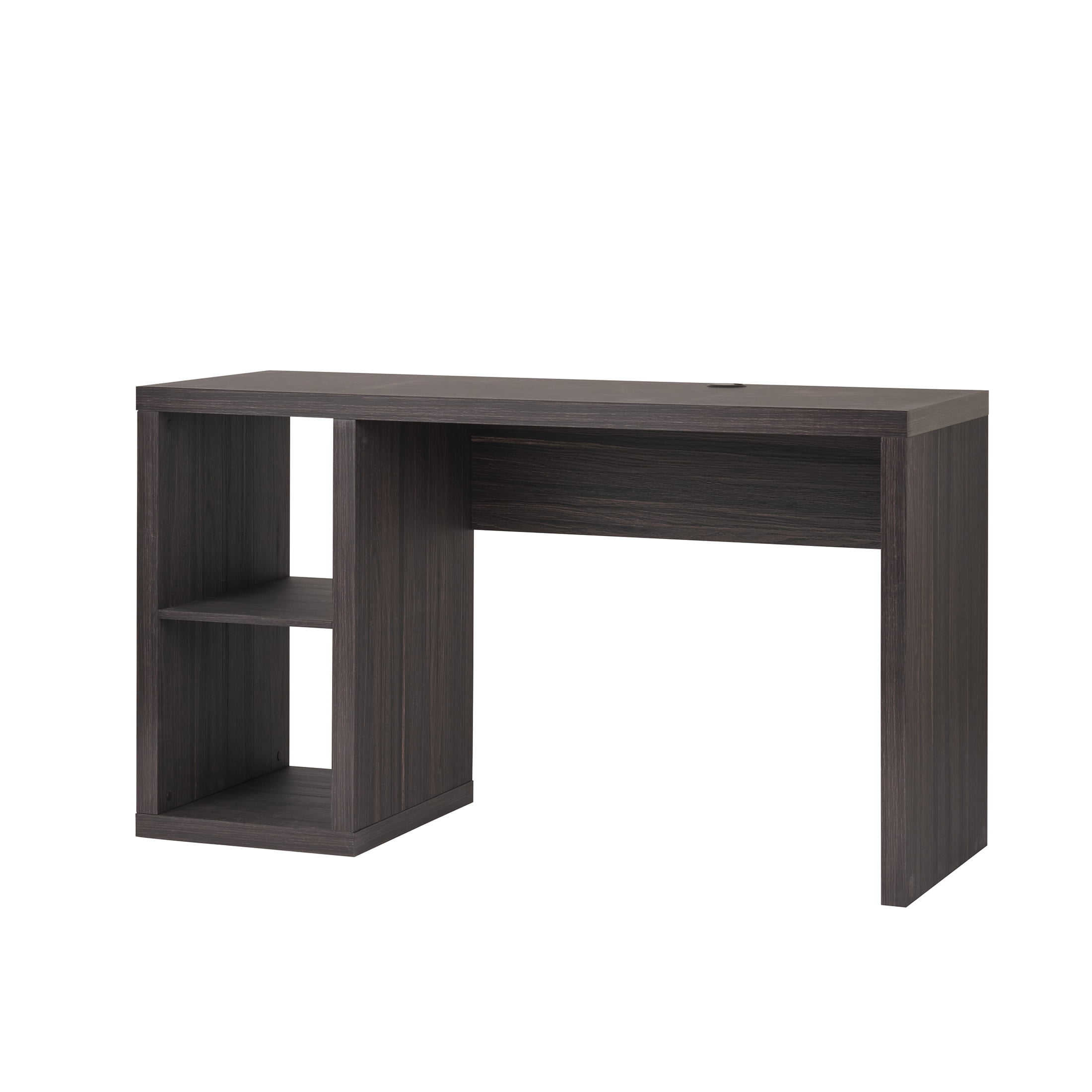 Better Homes & Gardens Cube Storage Office Desk, Tobacco Oak