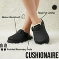 thumbnail image 5 of Cushionaire Women's Fable Fur Cozy Cloud Clogs - Soft and Squishy Pillow Slide Shearling Mules for Women, 5 of 13