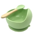 thumbnail image 2 of Baby Silicone Suction Cup Bowl Spoon Set Non-Slip Learning Feeding Dinnerware, 2 of 8