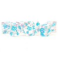 thumbnail image 1 of dés en Résine Spéciale 16 mm avec Confettis Roses & Bleus & Chiffres Bleus - Ensemble de 7, 1 of 1
