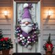 thumbnail image 1 of Christmas Door Cover Decorations with Santa Claus Pattern Holiday Party Decorative for Front Door Indoor Wall Fireplace Mantle Home Festive Xmas Decor, 1 of 6