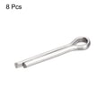 thumbnail image 3 of Unique Bargains Split Cotter Pin, 4x20mm 316 Stainless Steel Clip Fastener Fitting, Silver 8Pack, 3 of 5