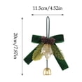 thumbnail image 3 of WDOBM Christmas Decorative Bows, Christmas Bowknot Bells Pendant Hanging Ornament, Christmas Tree Bow, Hanging Christmas Ornaments for Home Decor Indoor, 3 of 8