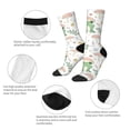 thumbnail image 4 of Balery Frog and Mushrooms Calcetas Largas con Estampado para Hombre y Mujer – Suaves y Transpirables, Talla Única (US 5-11), 4 of 6