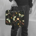 thumbnail image 6 of ZICANCN Laptop Case 13 inch, Moths Leaves Seamless Floral Work Shoulder Messenger Business Bag for Women and Men, 6 of 7