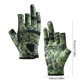 thumbnail image 3 of Guantes de Pesca de Camuflaje Verde, Transpirables, Antideslizantes, con Protección Solar, para Actividades Al Aire Libre, Medio Dedo | Poliéster 19,5 X 9,8 Cm | Ytj250620004Gnl, 3 of 6