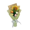 thumbnail image 4 of Ramo de flores de ganchillo terminado, ramo de mesa, centro de mesa, arreglo Floral de flores de ganchillo, flores artificiales encantadoras Verde, 4 of 8