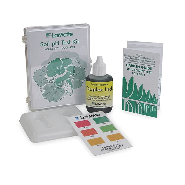 Soil pH Test Kit, pH Range 4.0 to 8.0