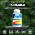 thumbnail image 5 of Best Naturals Extra Strength Biotin Keratin Supplement, 10000 mcg, 200 Capsules, 5 of 7