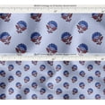 thumbnail image 4 of Outdoor Waterproof Taffeta Fabric By 2 Yard - Soimoi Block Print Blue | UV Resistant | Ideal for Cushion Covers, Raincoats, Shower Curtains & More | 56" Width, 4 of 7