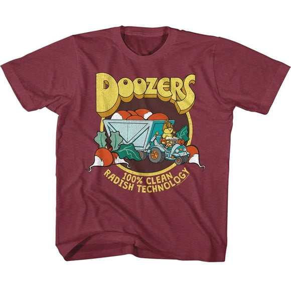 Fraggle Rock Radish Technology Vintage Burgundy Toddler T-Shirt