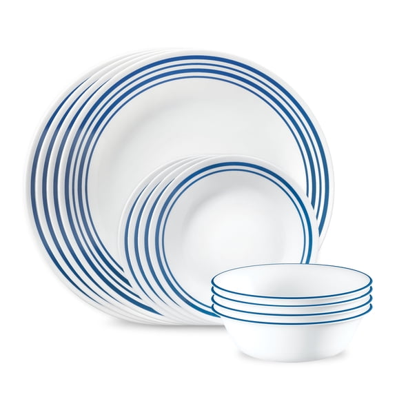 Corelle Laila 12-Piece Glass Dinnerware Set (Service for 4)