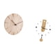 thumbnail image 5 of Reloj De Pared De Madera, Diseño Creativo, Regalo Decorativo, Silencioso, Colgante, Con Números Romanos Grandes, Adorno Para Restaurante, Oficina, Hogar, Aula, Baño, Sala De Estar., 5 of 8