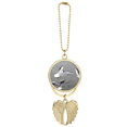 thumbnail image 1 of Ocean Water Sea Bird Science Nature Picture Car Keychain Angel Wing Pendant, 1 of 4