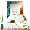thumbnail image 3 of Designart "Jeweled Grotto with Geode Tiles" Stone Geode Oversized Wall Mirror - Traditional Landscapes Entryway Big Wall Mirror - Multiple Color Options, 3 of 6