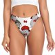thumbnail image 1 of Balery Rabbit And Hedgehog Tangas de Algodón para Mujer con Estampado – Ropa Interior Sexy, Transpirable, G-string-Small, 1 of 6