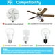 thumbnail image 2 of KUJCE10311/ Kit de Control Remoto de Ventilador de Techo KUJCE10712 para Harbor Breeze Hampton Bay Hunter, Regulador de Luz de 3 Velocidades, Repuesto TR214A, TR214B, 2BB78-ITL-F304C, A25-FA0138, KUJCE10610, 2AQZU-18018, 2 of 8