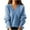 Blue-01, variant on STETMN Women's Fall Sweater V Neck Knit Casual Long Sleeve Trendy Lightweight Pullover Tops