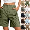 thumbnail image 5 of larppty Bermuda Shorts for Women Cargo 2026 Summer Casual High Waisted Shorts Outdoor Beach Vacation Clothes with 6 Pockets（AG， XL）, 5 of 7