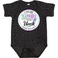 thumbnail image 3 of Inktastic Suicide Prevention- I Wear Teal and Purple for My Uncle Boys or Girls Baby Bodysuit, 3 of 5