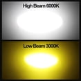 thumbnail image 1 of 1 Uds CSP 10000Lm H4 LED Moto H6 BA20D P15D LED Moto motocicleta faro bombillas lente amarillo Hi Lo lámpara motocicleta faro lámpara Tan Jianjun  unisex, 1 of 2