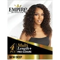 thumbnail image 4 of Sensationnel Human Hair Empire Multi Weave Hair - NEW DEEP 10", 12", 14" (Color:1 JET BLACK), 4 of 4