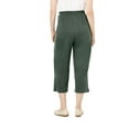 thumbnail image 2 of Woman Within Plus Size Petite 7-day Knit Capri, 2 of 5