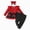 Red, variant on Ccpelsie Toddler Baby Girl Clothes Fall Winter Outfits Infant Girl Sweatshirt Top 6 9 12 18 24 Months Pants Set(Red,6-12 Months)