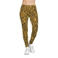 thumbnail image 3 of Womens Leggings Tiger Striped Casual Leggings, 3 of 4